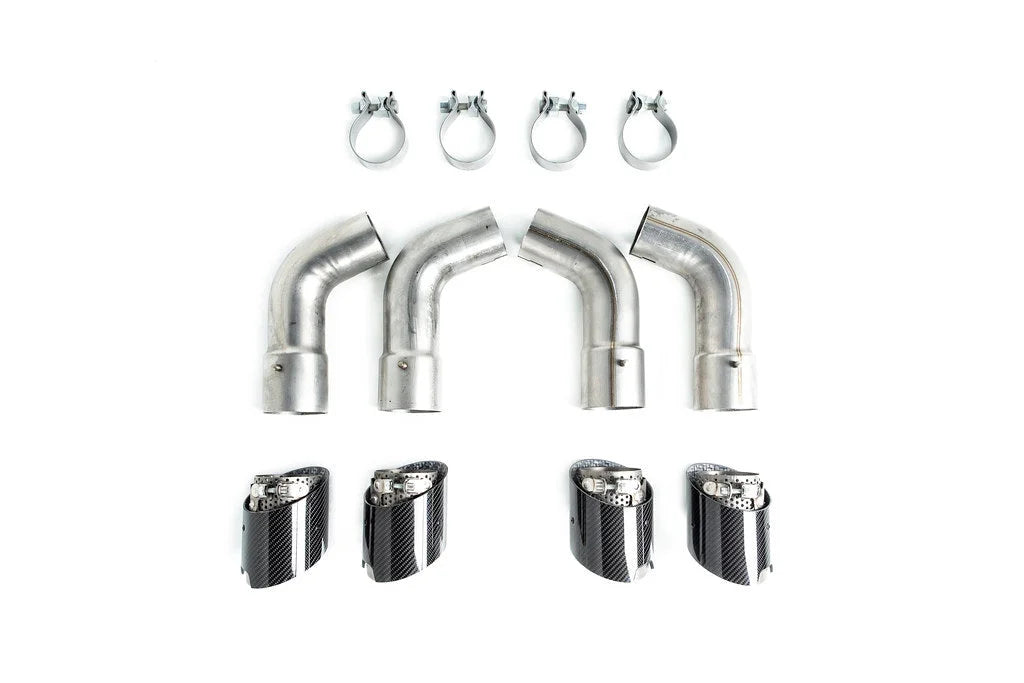 BMW M Performance F9X X5M / X6M Titanium + Carbon Exhaust Tip Set-Exhaust-Silicon Valley Bimmer