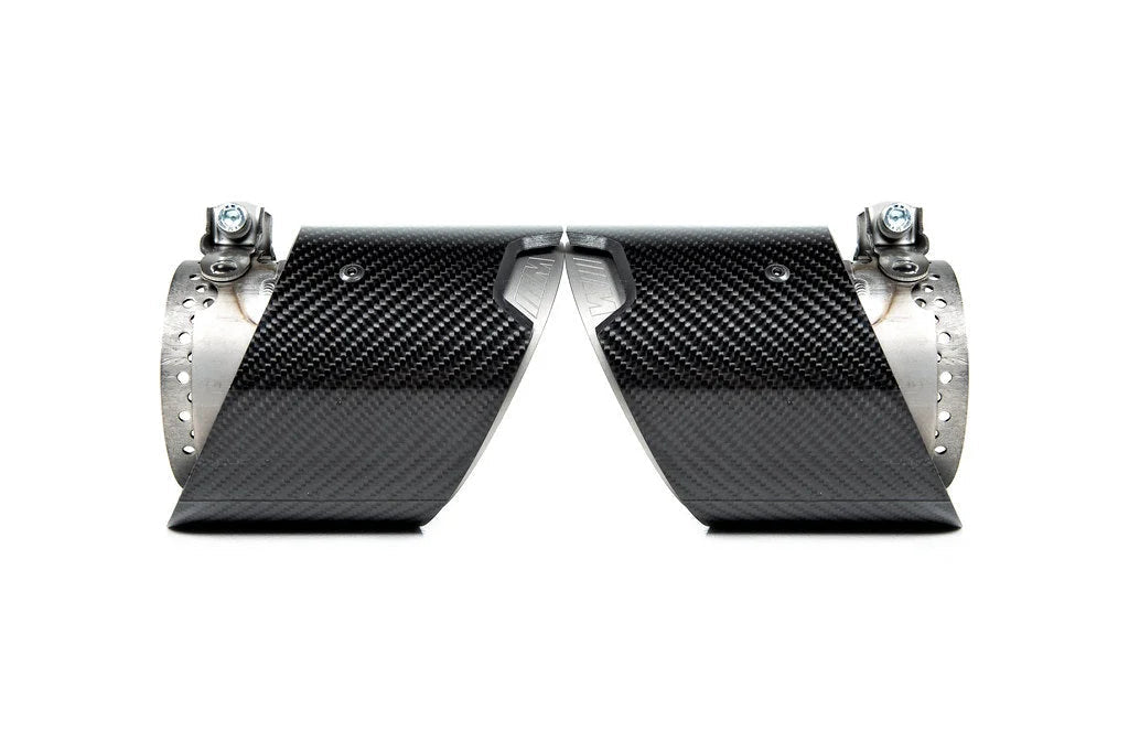 BMW M Performance F9X X5M / X6M Titanium + Carbon Exhaust Tip Set-Exhaust-Silicon Valley Bimmer