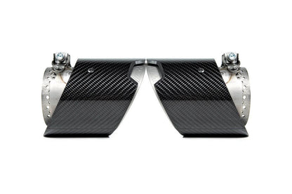 BMW M Performance F9X X5M / X6M Titanium + Carbon Exhaust Tip Set-Exhaust-Silicon Valley Bimmer