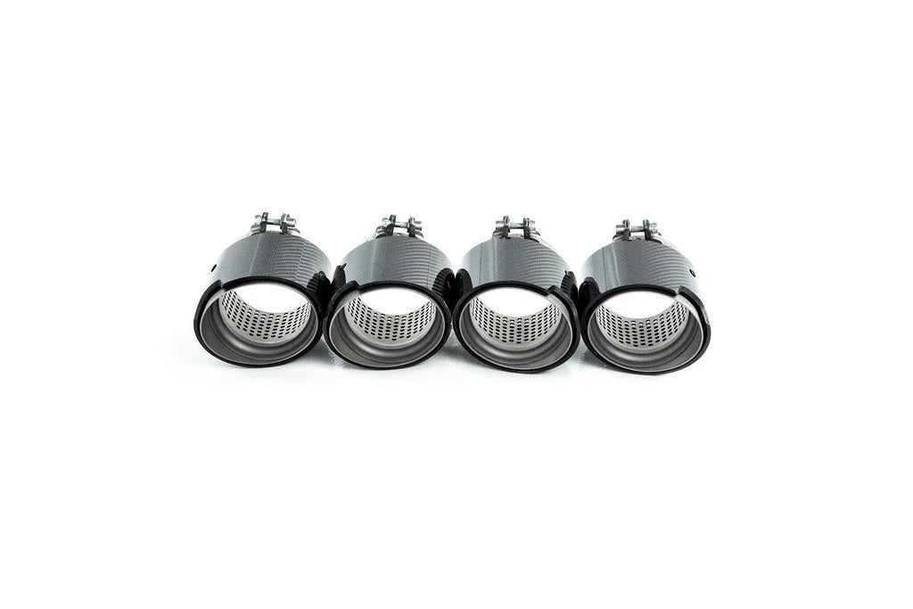 BMW M Performance F9X X5M / X6M Titanium + Carbon Exhaust Tip Set-Exhaust-Silicon Valley Bimmer