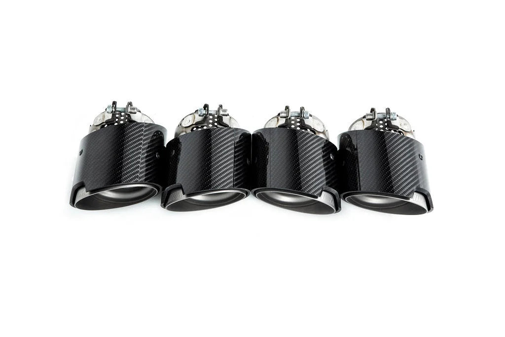 BMW M Performance F9X X5M / X6M Titanium + Carbon Exhaust Tip Set-Exhaust-Silicon Valley Bimmer