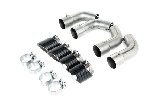 BMW M Performance F9X X5M / X6M Titanium + Carbon Exhaust Tip Set-Exhaust-Silicon Valley Bimmer