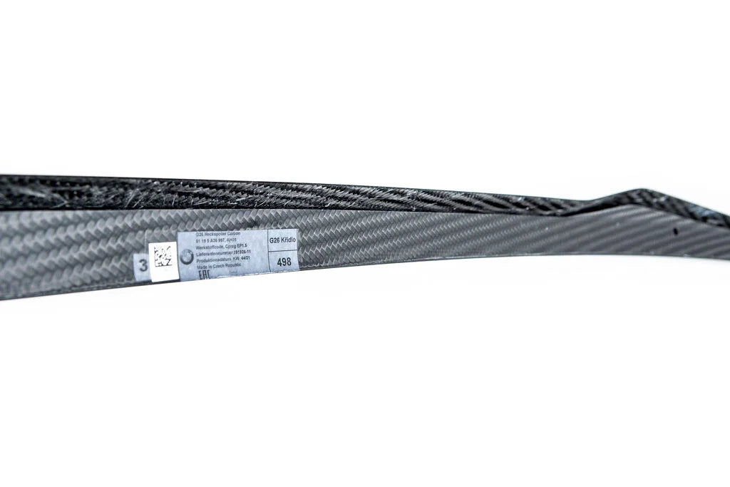 BMW M Performance G26 4-Series Gran Coupe Carbon Trunk Spoiler - Aggressive-Exterior-Silicon Valley Bimmer