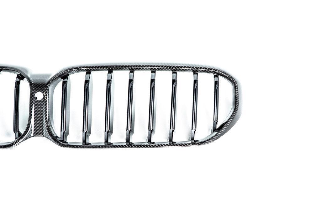BMW M Performance G30 5-Series LCI Carbon Front Grille-Exterior-Silicon Valley Bimmer