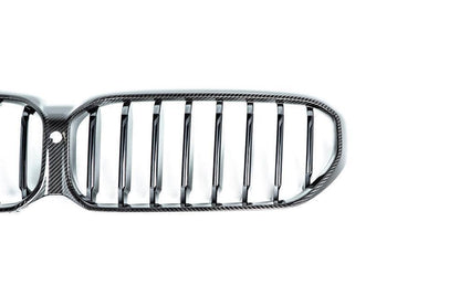 BMW M Performance G30 5-Series LCI Carbon Front Grille-Exterior-Silicon Valley Bimmer