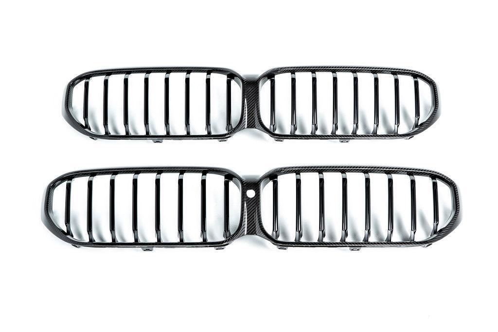 BMW M Performance G30 5-Series LCI Carbon Front Grille-Exterior-Silicon Valley Bimmer