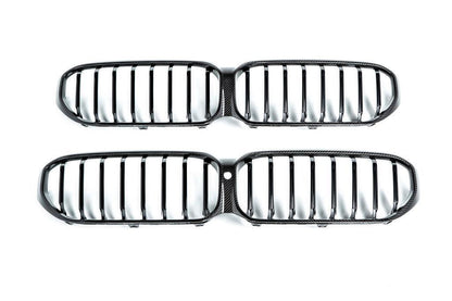 BMW M Performance G30 5-Series LCI Carbon Front Grille-Exterior-Silicon Valley Bimmer