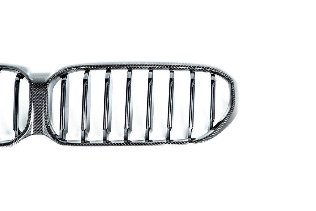 BMW M Performance G30 5-Series LCI Carbon Front Grille-Exterior-Silicon Valley Bimmer