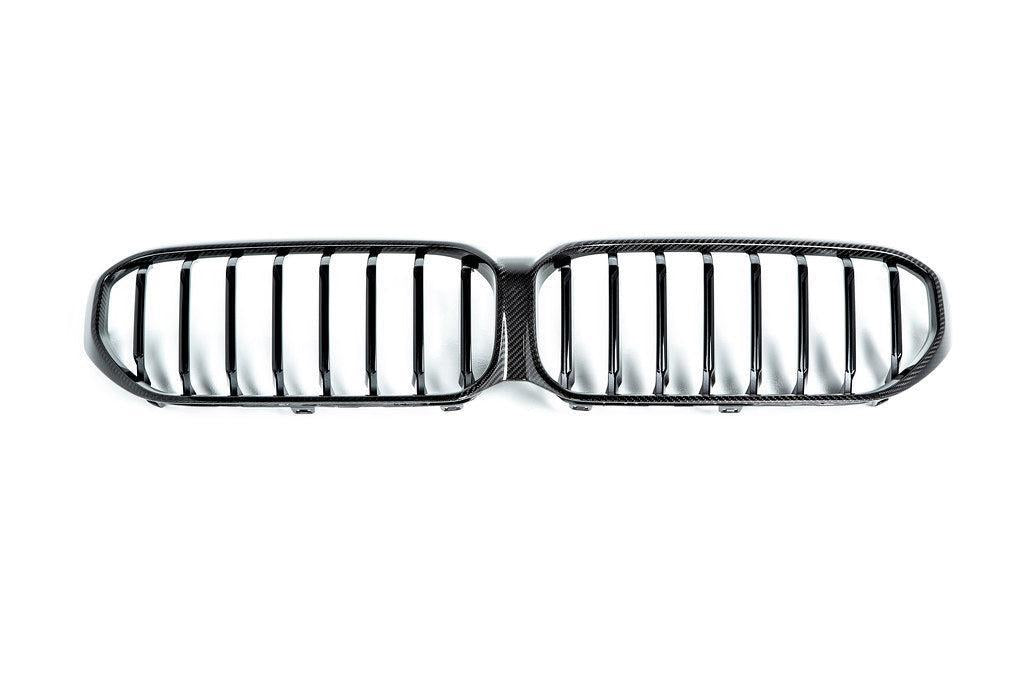 BMW M Performance G30 5-Series LCI Carbon Front Grille-Exterior-Silicon Valley Bimmer