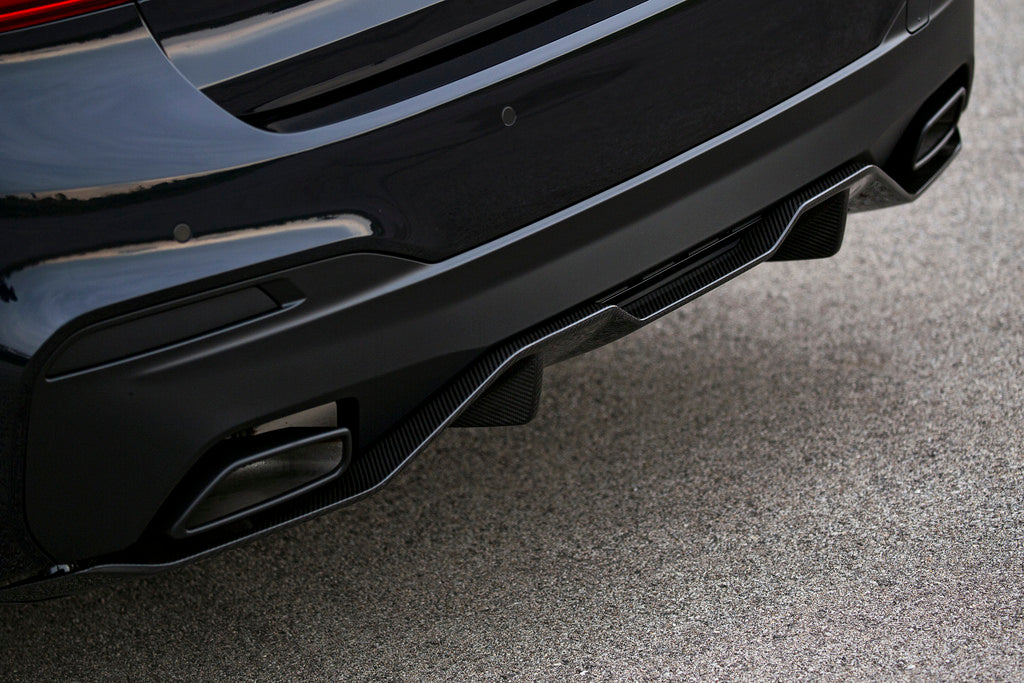 BMW M Performance G30 5-Series M-Sport Carbon Fiber Rear Diffuser-Exterior-Silicon Valley Bimmer