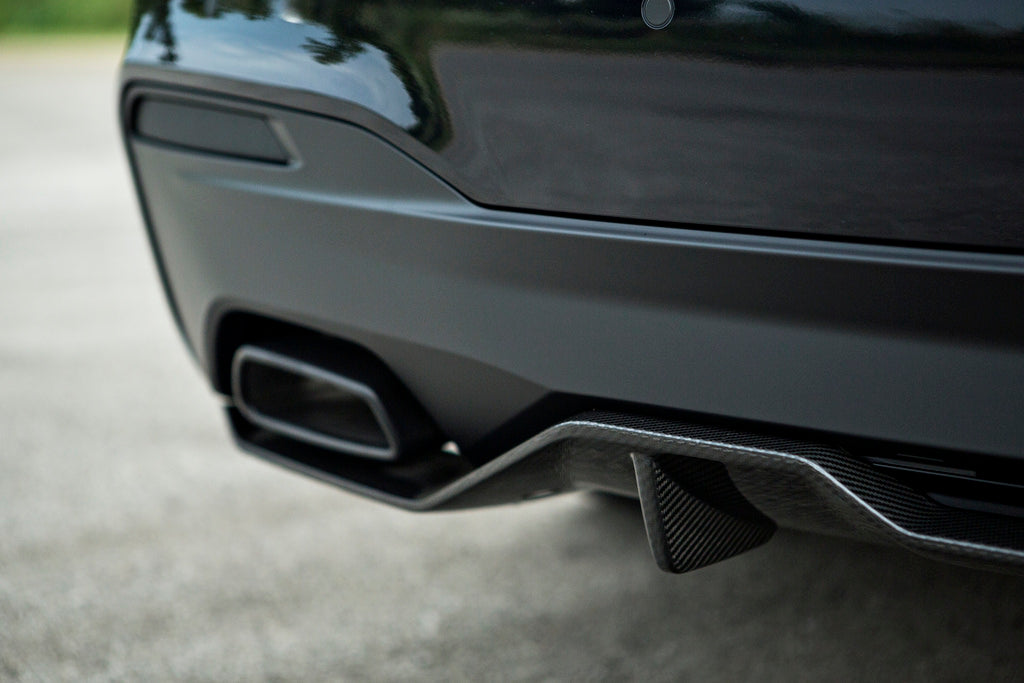 BMW M Performance G30 5-Series M-Sport Carbon Fiber Rear Diffuser-Exterior-Silicon Valley Bimmer
