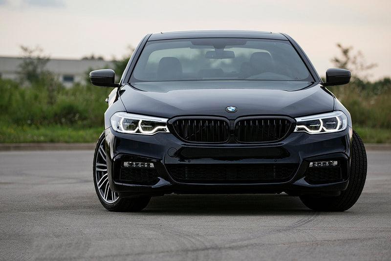 BMW M Performance G30 5-Series Pre-LCI Shadowline Front Grille Set-Exterior-Silicon Valley Bimmer