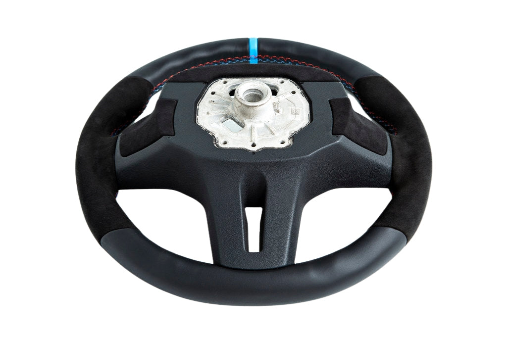 BMW M Performance Steering Wheel 6MT Alcantara Rear Cover Set-Interior-Silicon Valley Bimmer