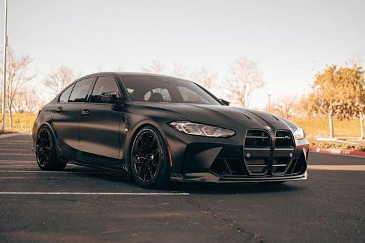 BMW M3 G80 / M4 G82 Performance Style Carbon Fiber Front Lip-Exterior-Silicon Valley Bimmer