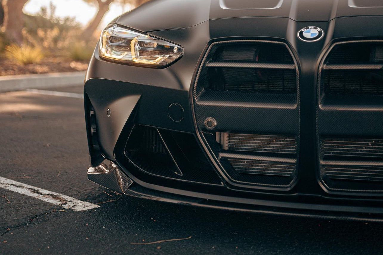 BMW M3 G80 / M4 G82 Performance Style Carbon Fiber Front Lip-Exterior-Silicon Valley Bimmer