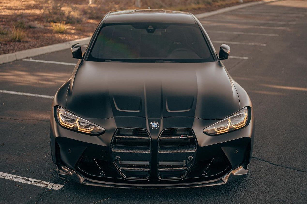 BMW M3 G80 / M4 G82 Performance Style Carbon Fiber Front Lip-Exterior-Silicon Valley Bimmer