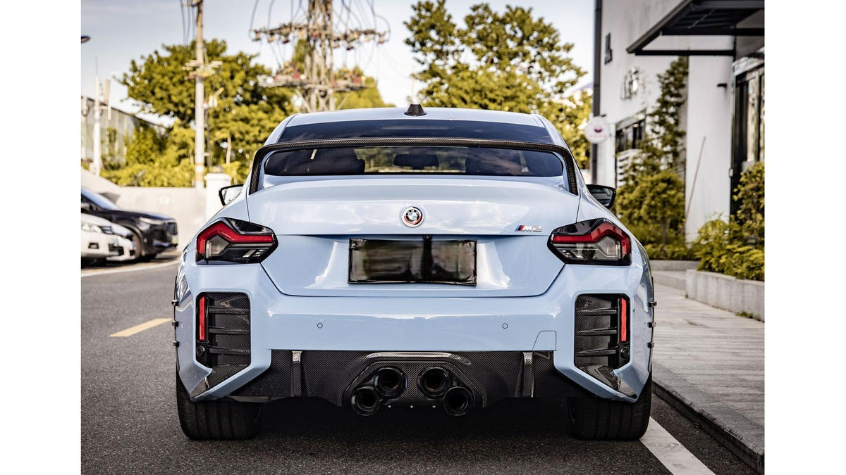 NWCarbon Haus G87 Dry Carbon Fiber Rear Bumper Trim