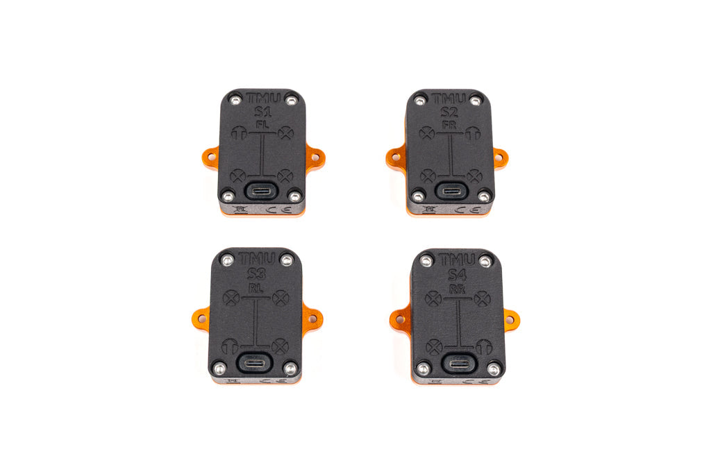 CANchecked TMU04 Tire Temperature Monitoring Set - Wireless and Charging Box