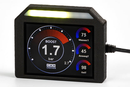 CANchecked MFD32S Multi Function Universal Display | 3.2" Gen2 with Integrated Shiftlight