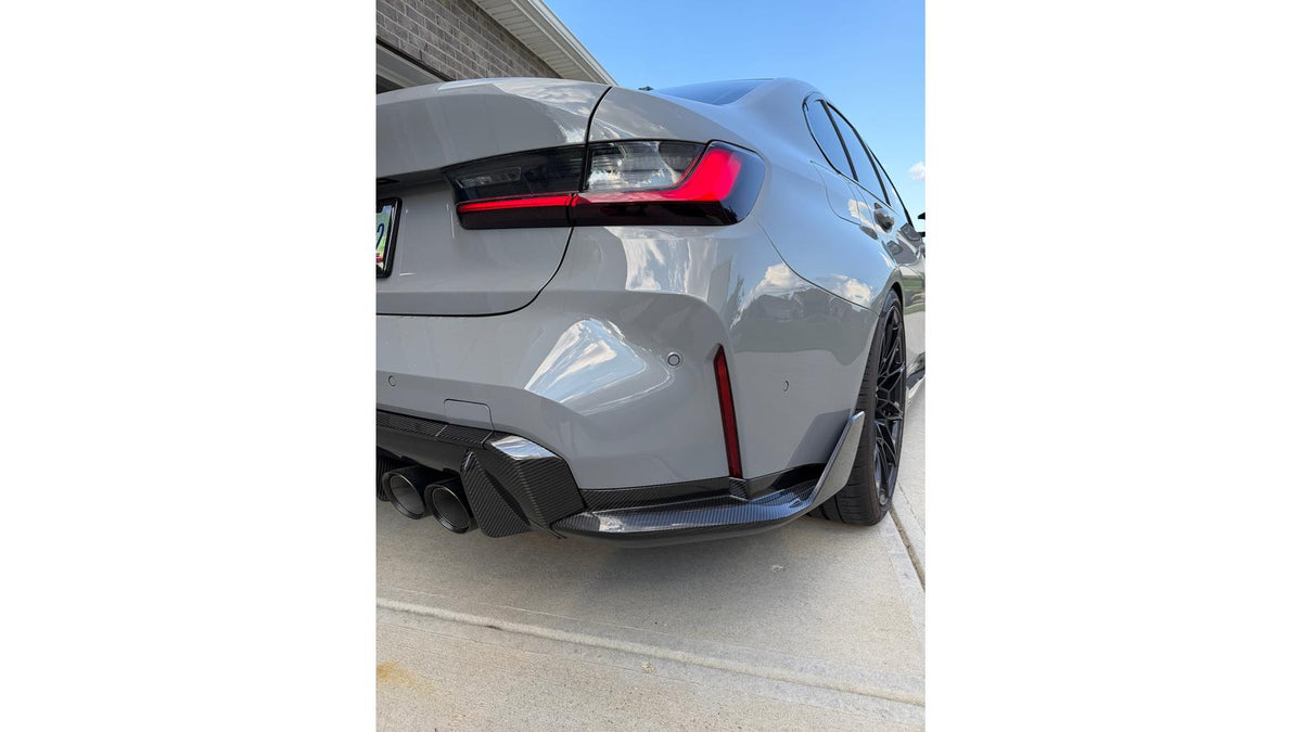 NWCarbon Haus G8X Dry Carbon Fiber MP Rear Splitters