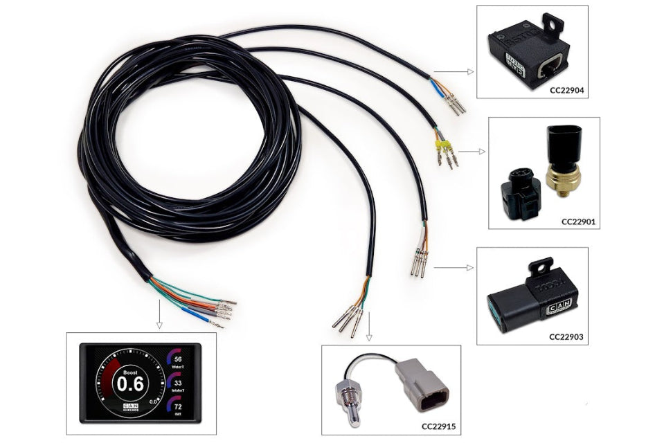 CANchecked ANC04 Compatible Harness - Expanded Sensor Support