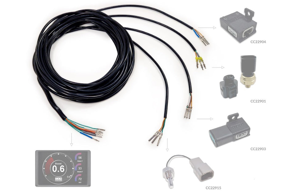 CANchecked ANC04 Compatible Harness - Expanded Sensor Support