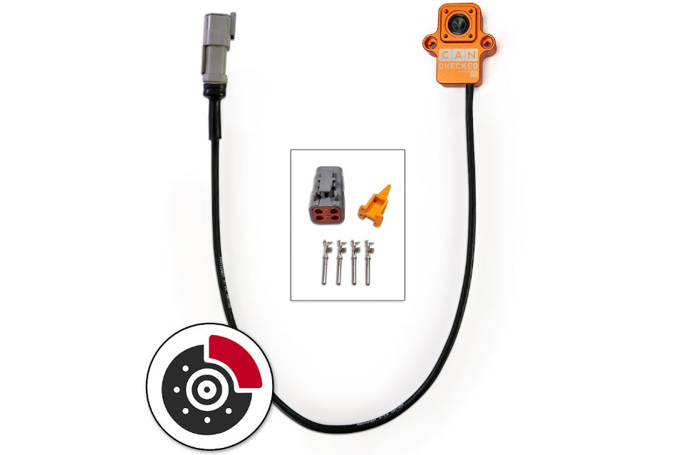CANchecked BMC01 Brake Temperature Single Replacement Monitor - Wired
