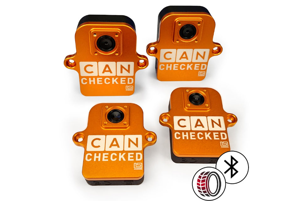 CANchecked TMB04 Tire Temperature Monitoring Set - Bluetooth and Charging Box