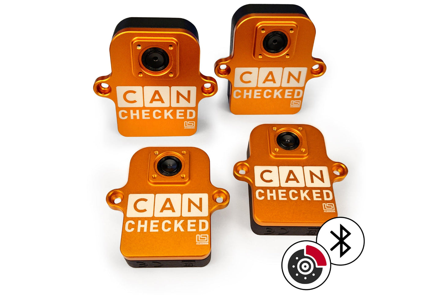 CANchecked BMB04 Brake Temperature Monitoring Set - Bluetooth and Charging Box