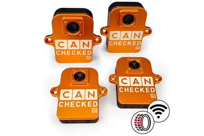 CANchecked TMU04 Tire Temperature Monitoring Set - Wireless and Charging Box