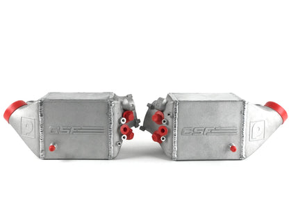 CSF BMW F10 M5 / F1X M6 High-Performance Twin Charge-Air Cooler Set (Raw Aluminum Finish)-Performance-Silicon Valley Bimmer