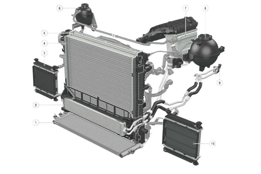 CSF G8X M2 / M3 / M4 (S58) High Performance Auxiliary Radiator-Performance-Silicon Valley Bimmer