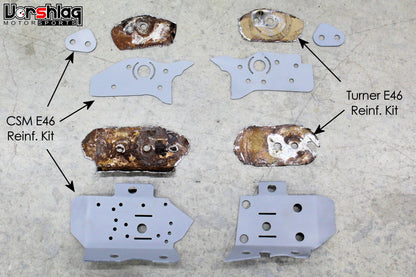 CSM Weld-in Reinforcement Plates for BMW E46 Rear Subframe Mounting Points-Performance-Silicon Valley Bimmer