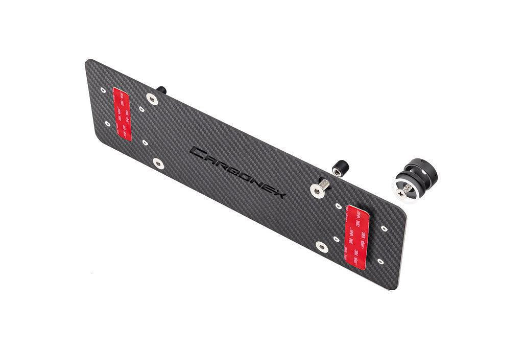 Carbonex BMW Magnetic Rear License Plate Mount - Euro Plate-Exterior-Silicon Valley Bimmer