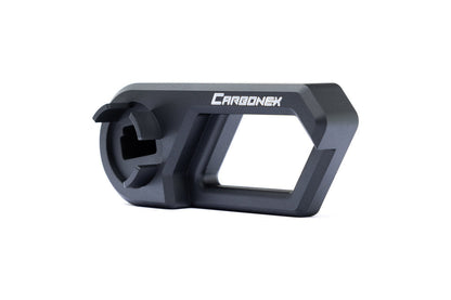 Carbonex F9X M5 / M8 Aluminum Hood Latch Handle-Interior-Silicon Valley Bimmer
