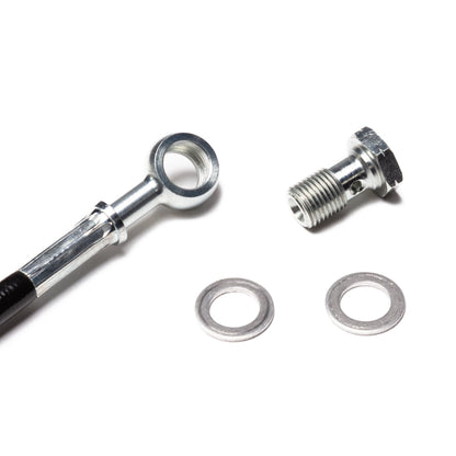 Chase Bays Brake Line Relocation - BMW E30 inBay with OEMC-Brakes-Silicon Valley Bimmer