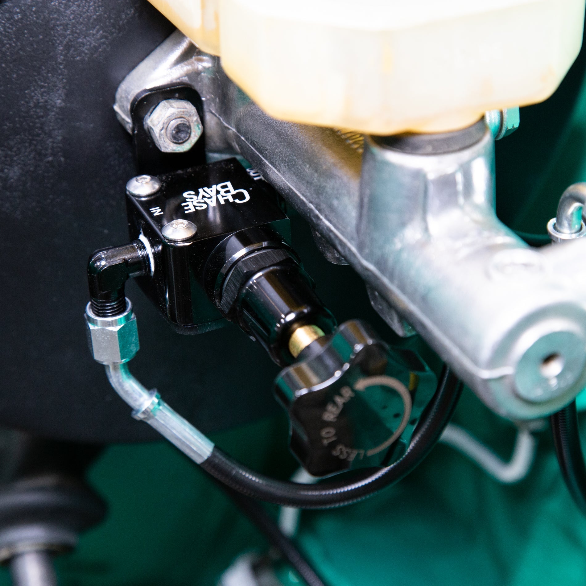 Chase Bays Brake Line Relocation - BMW E30 inBay with OEMC-Brakes-Silicon Valley Bimmer