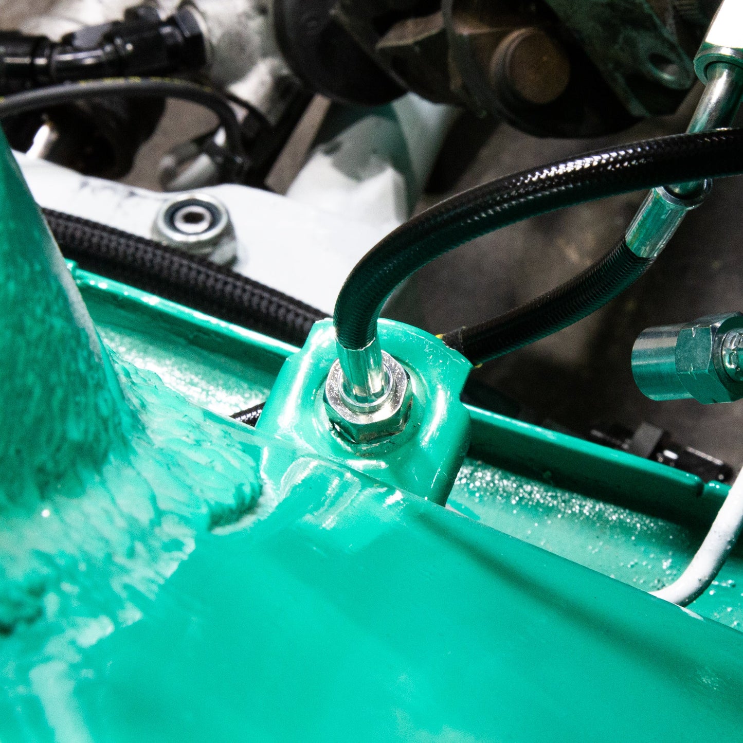 Chase Bays Brake Line Relocation for BMW E30 with Single Piston Brake Booster Delete-Brakes-Silicon Valley Bimmer