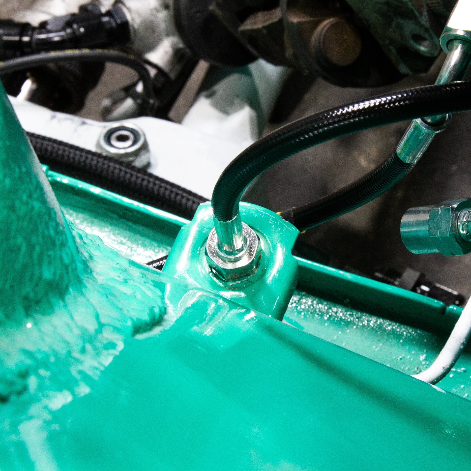 Chase Bays Brake Line Relocation for BMW E30 with Single Piston Brake Booster Delete-Brakes-Silicon Valley Bimmer