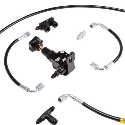 Chase Bays Brake Line Relocation - BMW E46 inBay with OEMC-Brakes-Silicon Valley Bimmer