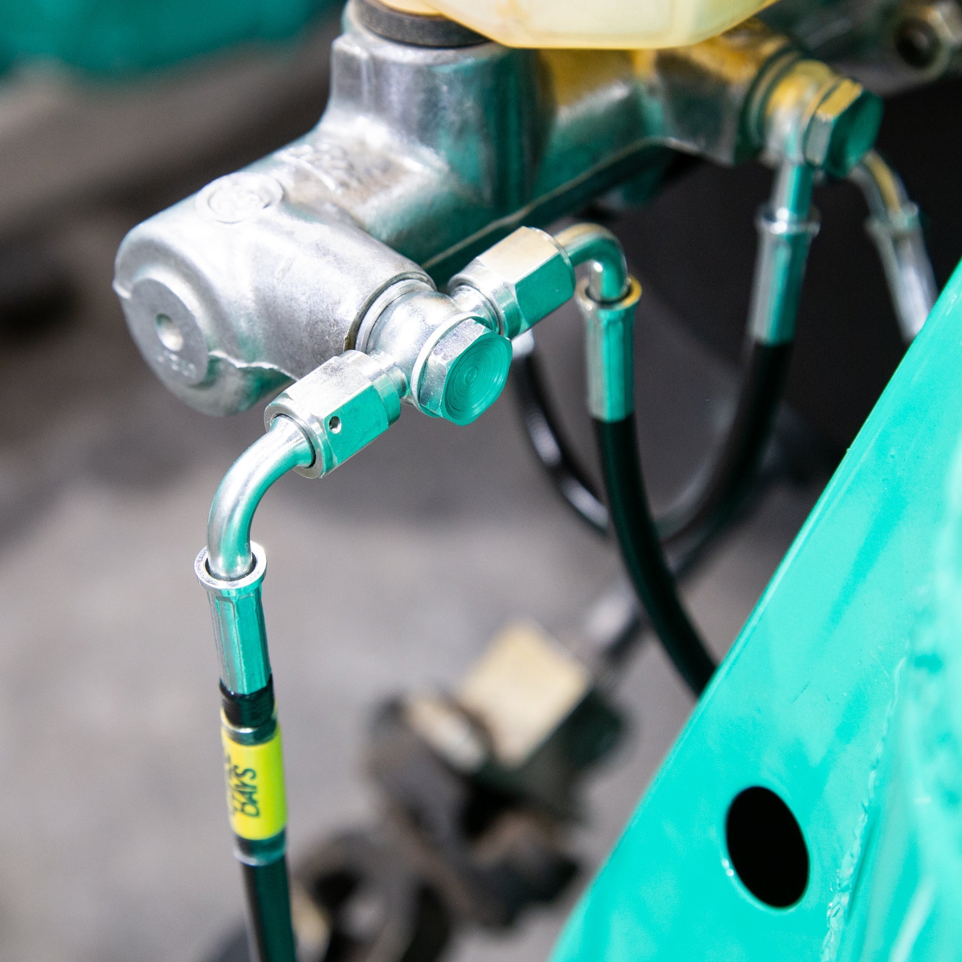 Chase Bays Brake Line Relocation - BMW E30 inBay with OEMC