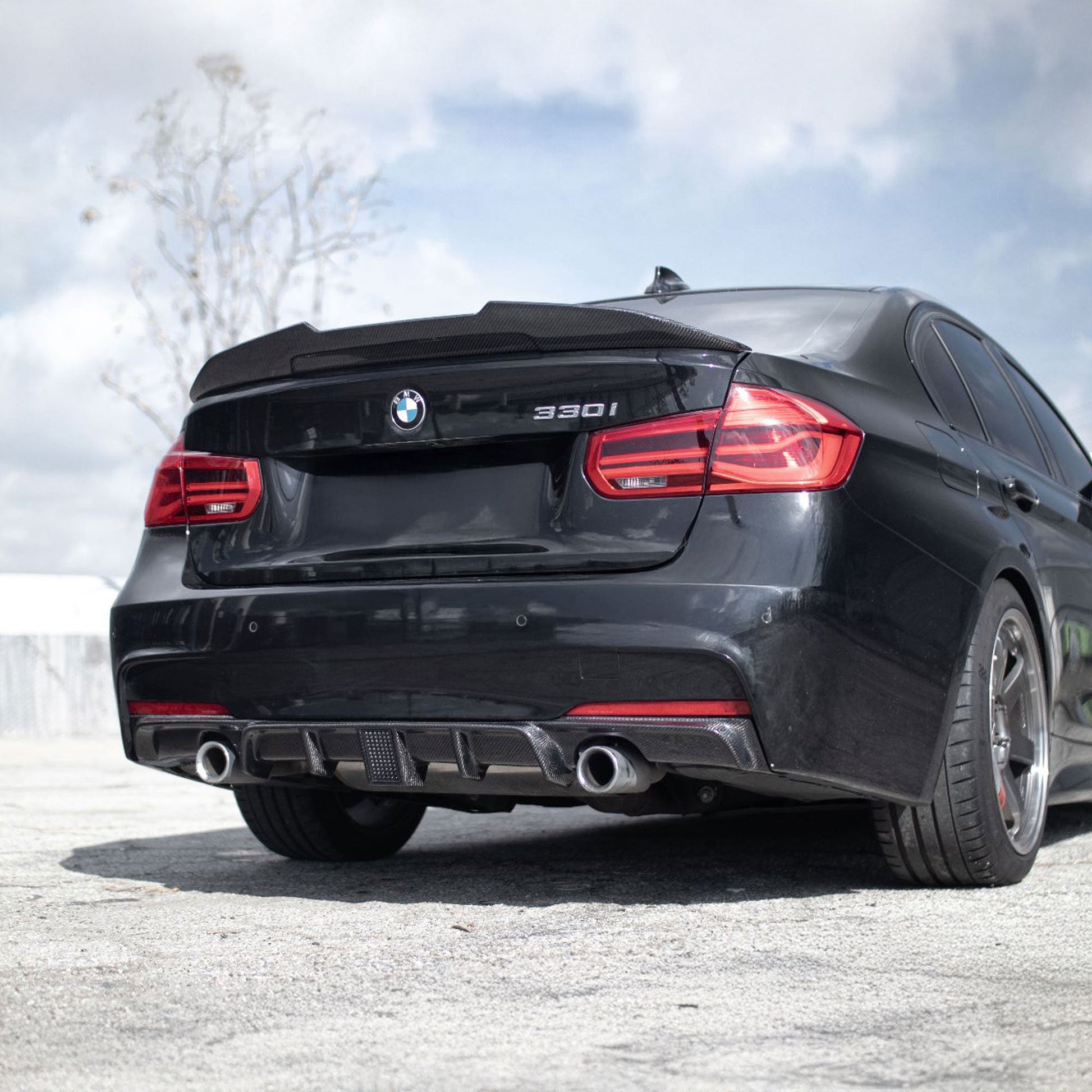 Chaser Designed F30 Carbon Fiber Diffuser-Exterior-Silicon Valley Bimmer