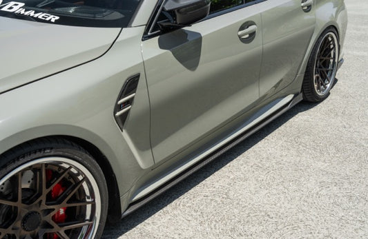 Concourse Carbon Fiber Side Extensions for BMW G80 M3 / G81 M3 Touring / G82 M4-Exterior-Silicon Valley Bimmer
