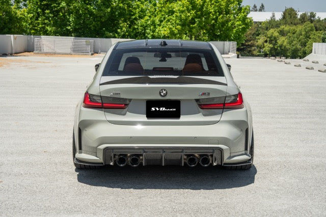 Concourse Dry Carbon Diffuser Spoiler for BMW G80 M3, G81 M3 Touring & G82 M4-Exterior-Silicon Valley Bimmer