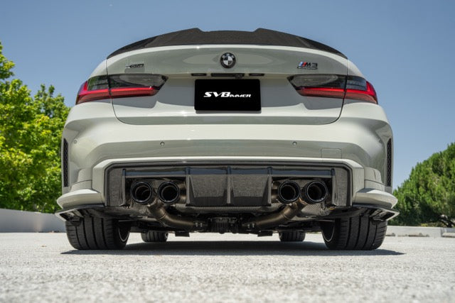 Concourse Dry Carbon Diffuser Spoiler for BMW G80 M3, G81 M3 Touring & G82 M4-Exterior-Silicon Valley Bimmer
