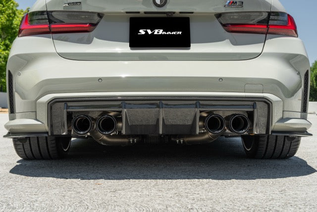Concourse Dry Carbon Diffuser Spoiler for BMW G80 M3, G81 M3 Touring & G82 M4-Exterior-Silicon Valley Bimmer