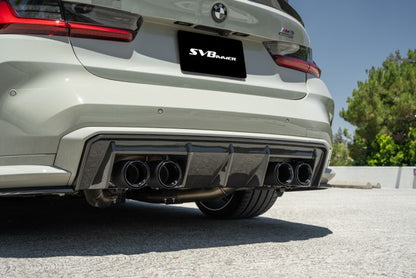 Concourse Dry Carbon Diffuser Spoiler for BMW G80 M3, G81 M3 Touring & G82 M4-Exterior-Silicon Valley Bimmer