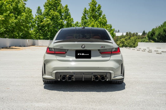 Concourse Dry Carbon Diffuser Spoiler for BMW G80 M3, G81 M3 Touring & G82 M4-Exterior-Silicon Valley Bimmer