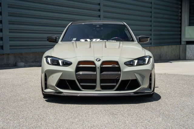 Concourse Dry Carbon Front Lip Spoiler for BMW G80 M3, G81 M3 Touring & G82 M4-Exterior-Silicon Valley Bimmer