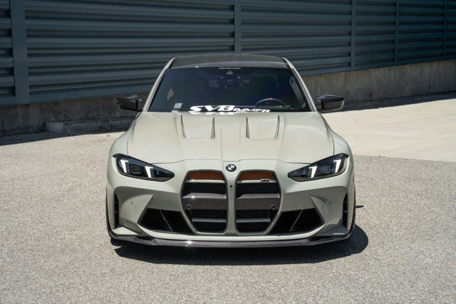 Concourse Dry Carbon Front Lip Spoiler for BMW G80 M3, G81 M3 Touring & G82 M4-Exterior-Silicon Valley Bimmer
